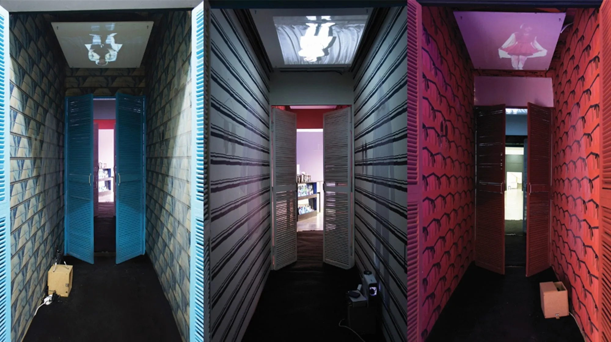 Closet Inside the Closet installation