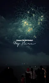 Haru's first birthday