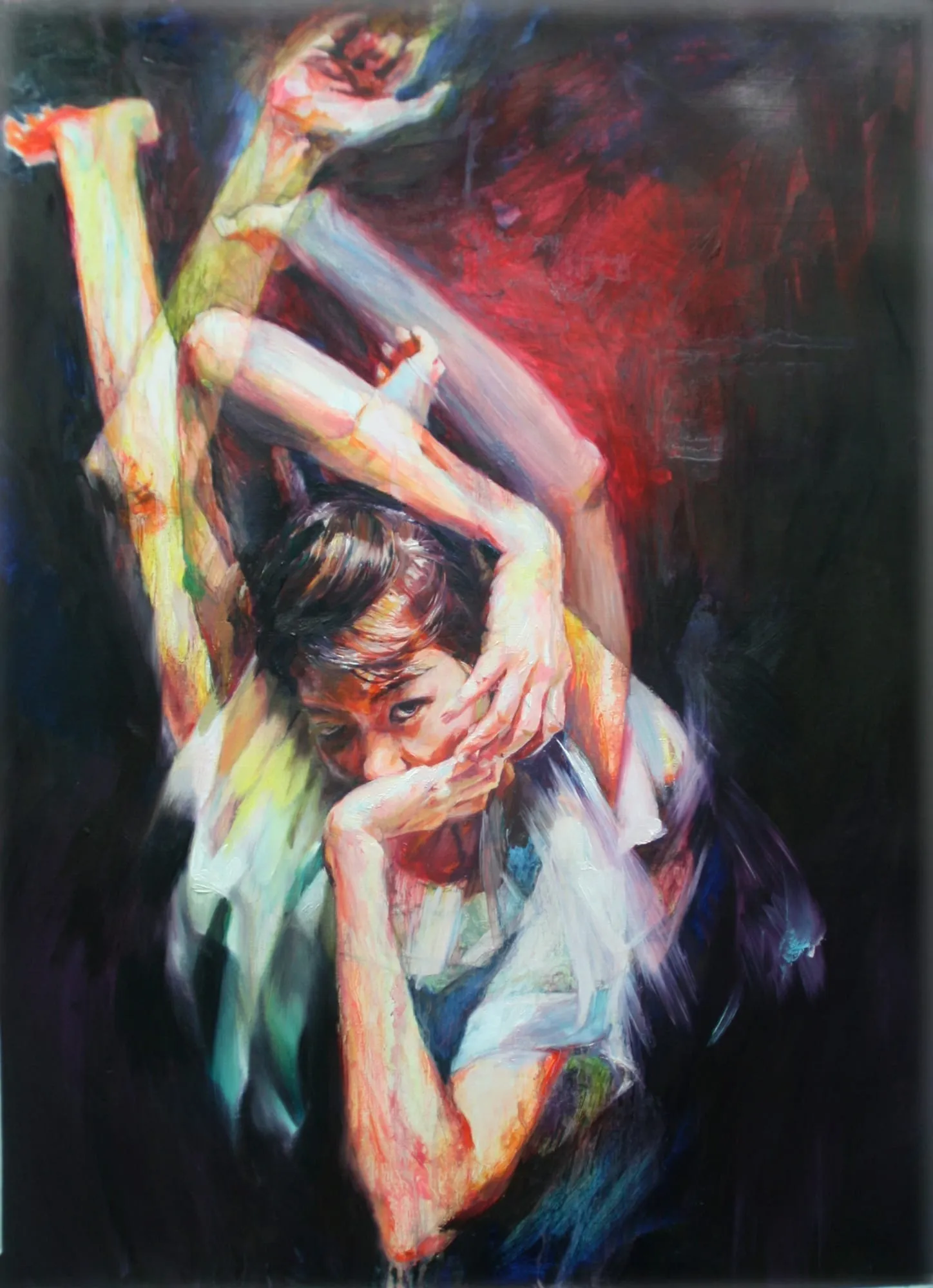 Story You Cannot Tell — acrylic painting