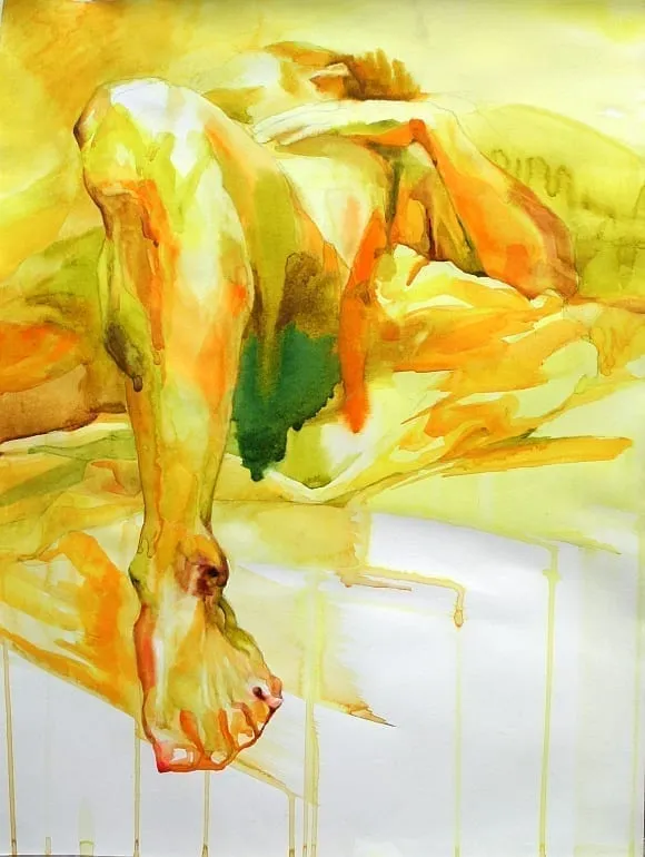 Sunday Morning, watercolor, 2010