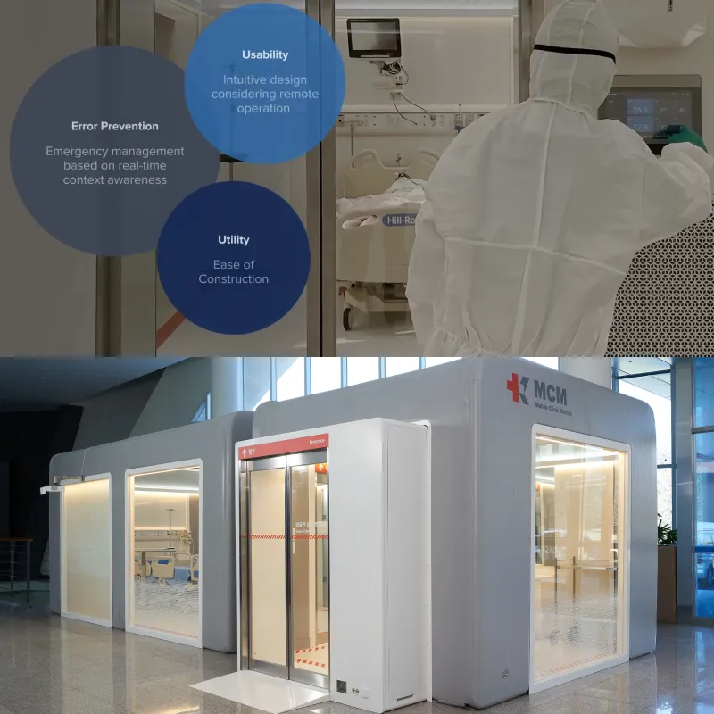 KARE-MCM mobile clinic module control UX